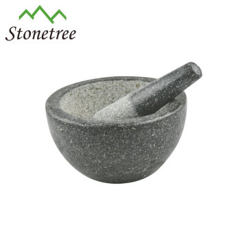 cheap price 16cm black color stone mortar